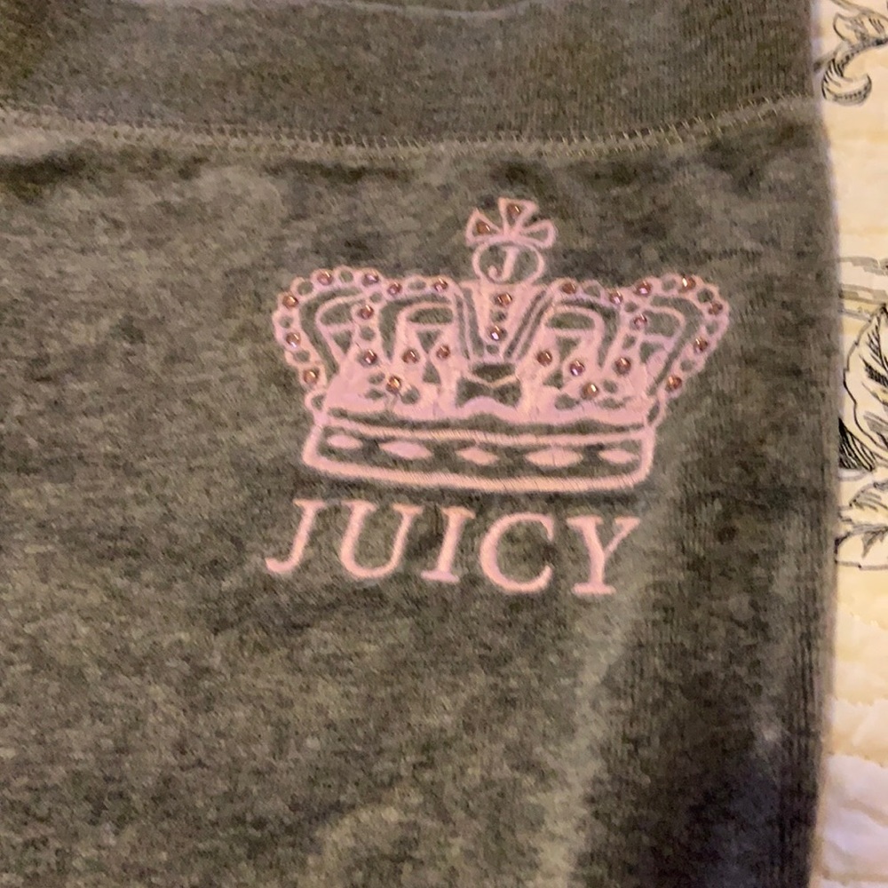 Vintage Juicy Couture Dark Gray Velour Pants
